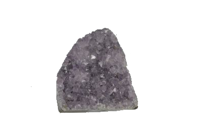 Amethyst Cluster Flat Bottom - Click Image to Close